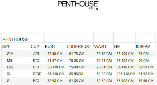 Penthouse Naughty Valentine Open Panties Red