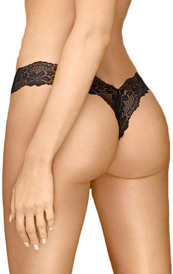 Penthouse Dangerous Darling Thong Γυναικείο Sexy String Black