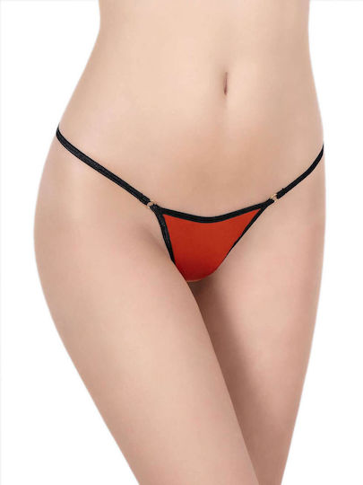 Milena by Paris 6668 Hyacinthe Micro G-String Γυναικείο Sexy String Κόκκινο