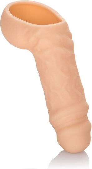 Calexotics Stand-To-Pee Packer Ρεαλιστικό Dildo με Όρχεις Flesh 15.25cm