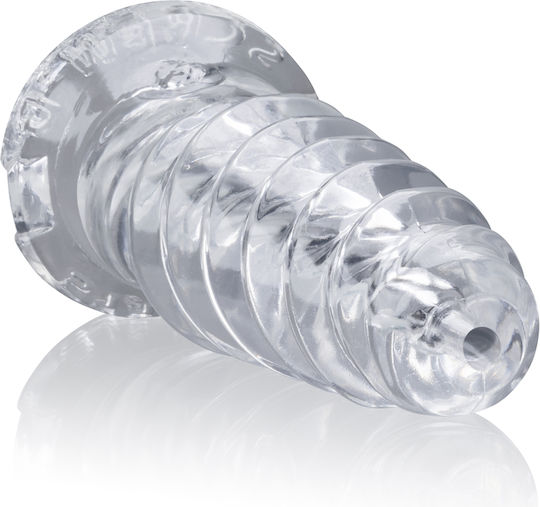 Oxballs Screwd Super Squishy Corkscrew Jackoff Penis Extension Transparent 17.8cm