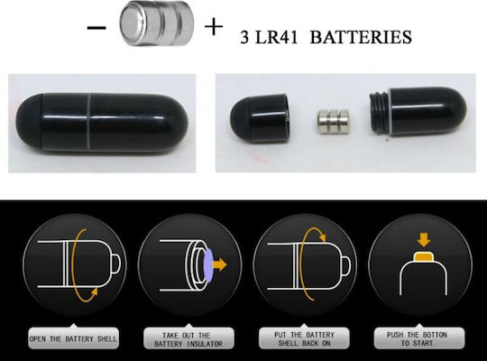 Pretty Love Silicone Vibrating Sleeve Προέκταση Πέους με Δόνηση Μαύρη 14cm