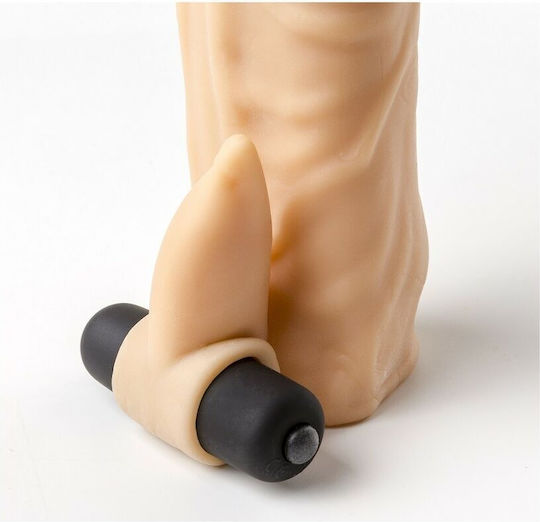 Virgite Προέκταση Πέους με Δόνηση Flesh 20cm