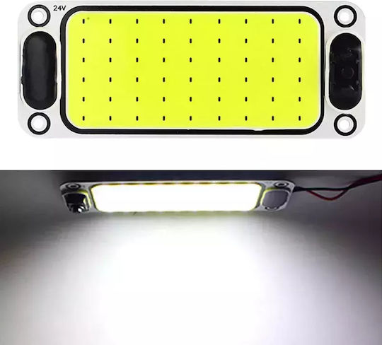 Led Vehicle Ceiling Light Strong Light 54 Led Cob 5400lm 12/24v Switch Tc-165