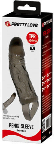 Extensie De Penis Neagră 17.5cm