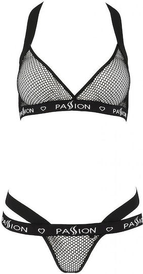 Passion Arin Set Sexy Σετ Εσωρούχων Black 2τμχ