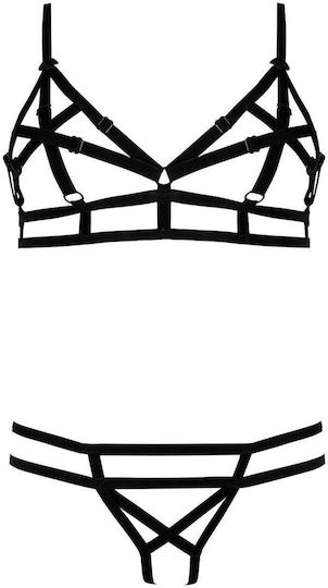 Anais Apparel Sexy Dessous-Set Schwarz