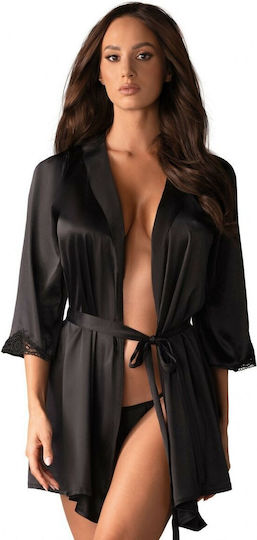 Obsessive Sexy Σετ με Ρόμπα Black