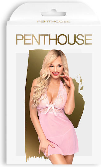 Penthouse Sweet & Spicy Sexy Σετ με Ρόμπα Light Pink