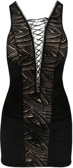 Casmir Lingerie Lara Chemise Секси Нощница Черна
