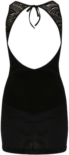 Casmir Lingerie Lara Chemise Секси Нощница Черна