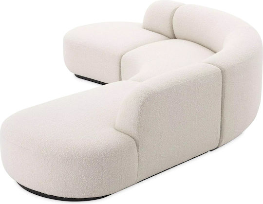 Bjorn Ecke Sofa mit Umkehrbarer Winkel Weiß 300x260cm