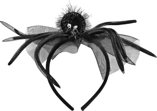 Black Headband with Large Spider 28x18cm Carnavalista 232562