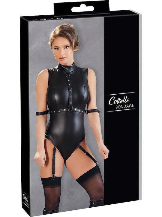 Cottelli Collection Sexy Κορμάκι Μαύρο