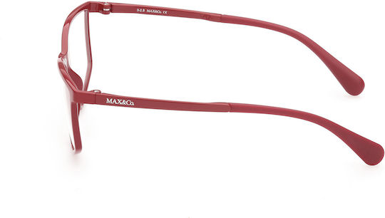 Max&co 5013 066 Women's Geometric Burgundy Prescription Glasses