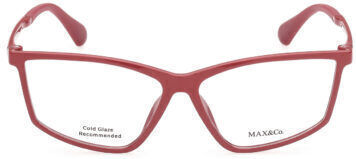 Max&co 5013 066 Women's Geometric Burgundy Prescription Glasses