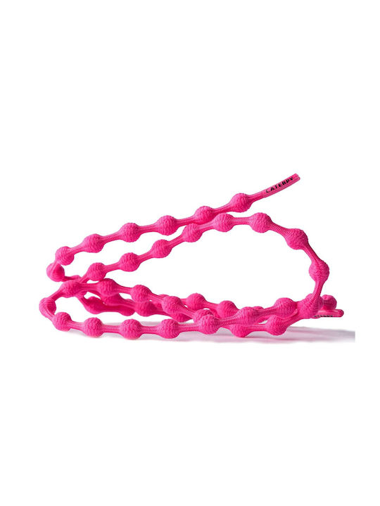 Caterpy Run Shoelaces Flamingo Pink 2pcs