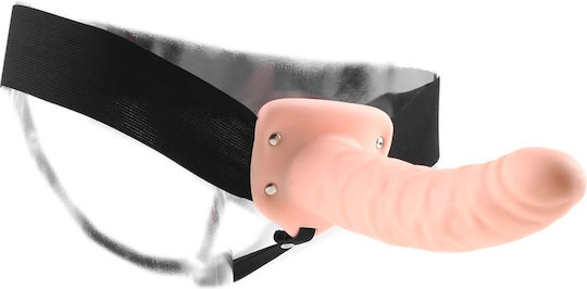 Pipedream Fetish Fantasy Series Hollow Strap-On Harness with Dildo 20.3cm in skin color