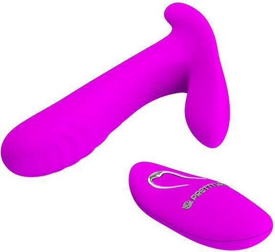 Pretty Love Remote Control Massager Strapless Strap On with Dildo with Vibration in Purple Color
