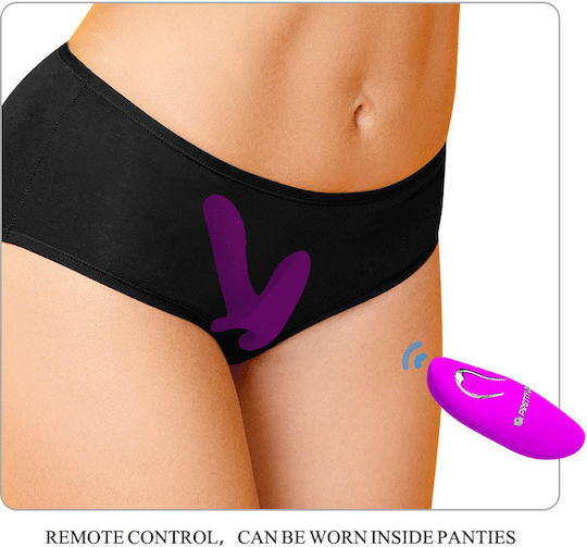 Pretty Love Remote Control Massager Strapless Strap On with Dildo with Vibration in Purple Color