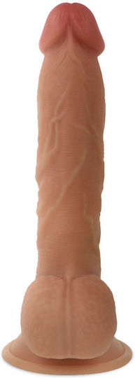 Cyber Silicock Gurtzeug mit Dildo 23.88cm und Vibration in Hautfarbe