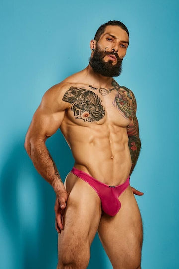 Cut4Men Pouch Enhancing Thong Fuchsia
