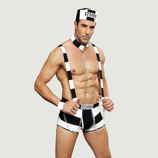 STD Prisoner Uniform White / Black
