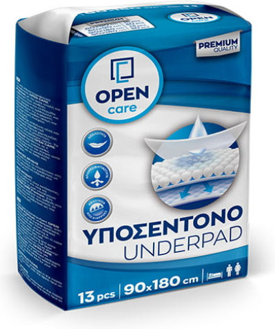 Open Care Underpad Incontinence Underpads 90x180cm 13pcs 04.01.004