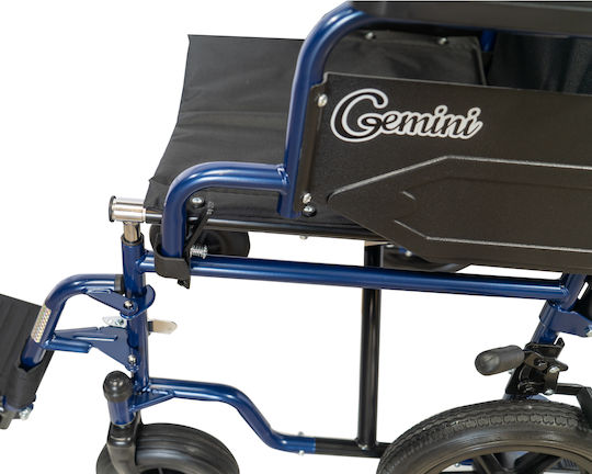 Mobiak Gemini Wheelchair 12" Simple Type Wheelchair 43cm Blue