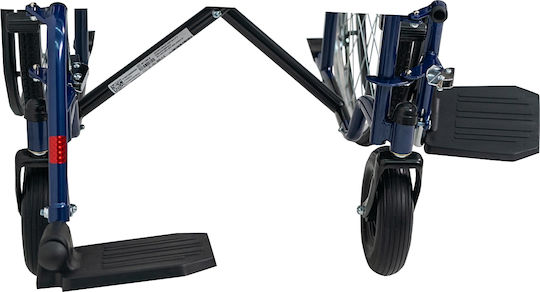 Mobiak Gemini Wheelchair 24" Folding Simple Type 20cm 0811601 Blue