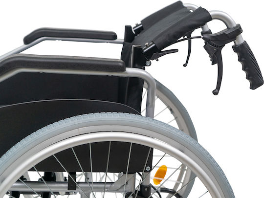 Mobiak Alu Iv Αναπηρικό Αμαξίδιο 24" Πτυσσόμενο Ελαφρού Τύπου με Απλή Πλάτη 48cm 0810830 Μαύρο