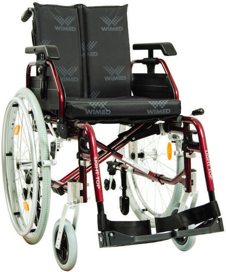 Wimed Light Top Aluminium Wheelchair Red