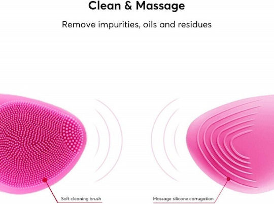 Cleansing Silicone Facial Cleansing Brush Pink BR-020