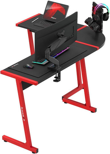 Gaming Office Hero 6.0 Wooden Red 147x112x72cm