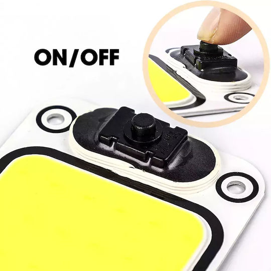 Led Vehicle Ceiling Light Strong Light 54 Led Cob 5400lm 12/24v Switch 2pcs Tc-166
