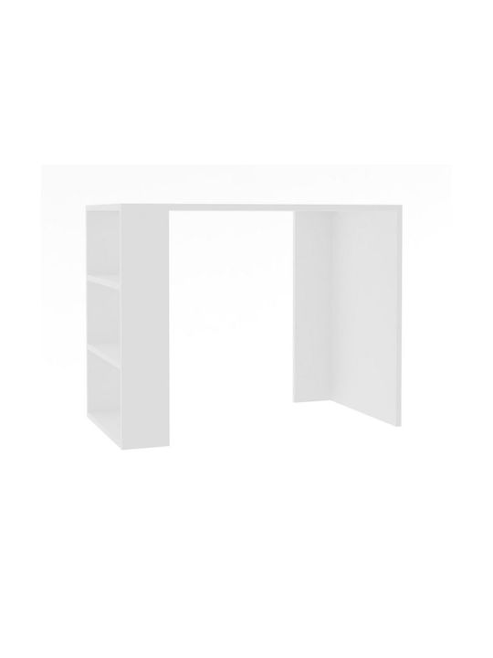 Birou Cool Din Lemn Cu Birou Alb 90x50x70cm