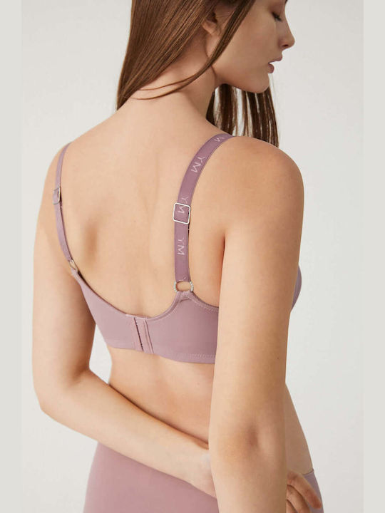 Ysabel Mora Bra without Padding Underwire Pink