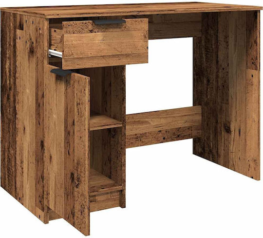 Γραφείο Ξύλινο Καφέ 100x50x75εκ.