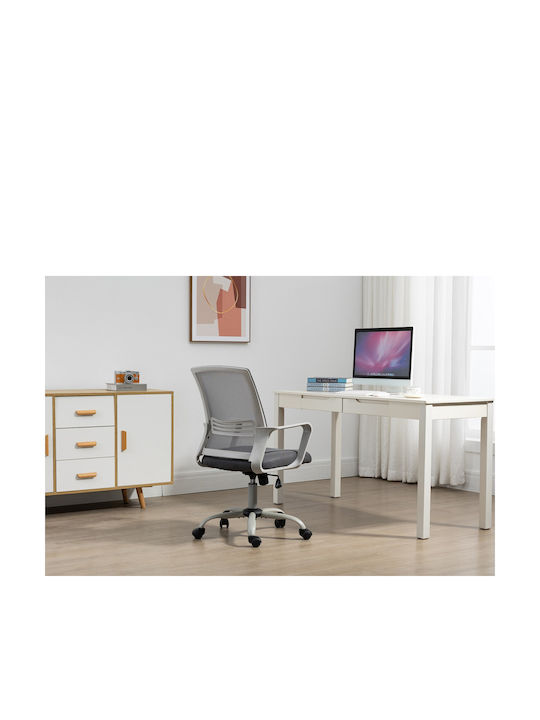 Office Chair with Fixed Arms Grey Active Jet