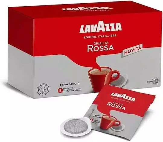 Lavazza Capsules Espresso Rossa Compatible with Machine E.S.E. Pod 50caps,tobolek