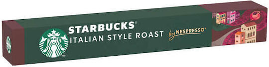 Starbucks Capsules Espresso Italian Style Compatible with Machine Nespresso 10caps,tobolek
