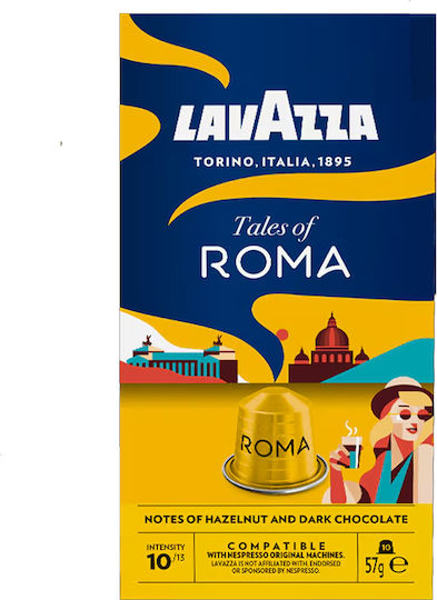 Lavazza Капсули Еспресо Roma Съвместими с машина Nespresso 10капси