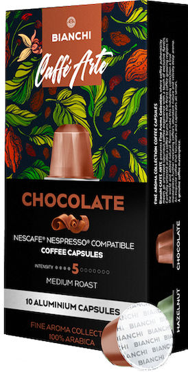 Bianchi Coffee Капсули Еспресо Choco Съвместими с машина Nespresso 10капси