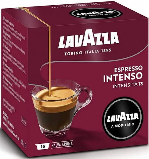 Lavazza Капсули Еспресо Intenso Съвместими с машина LavAzza A Modo Mio 16капси