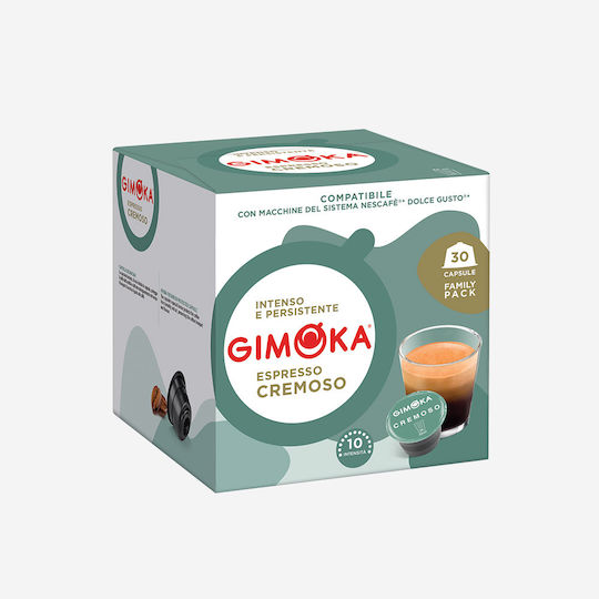 Gimoka Капсули Еспресо Cremoso Съвместими с машина Dolce Gusto 16капси