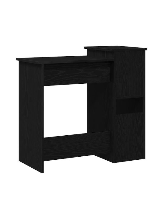 Computer Büro Holz Black 84x40x78cm