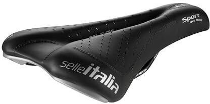 Selle Italia Sport Gel Flow S Neagră Șa de Bicicletă de Oras / Trekking