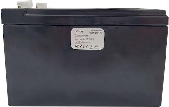 Spc Akku UPS 12V/12Ah Anschluss F1
