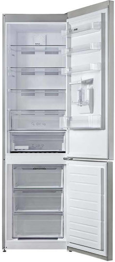 Vox Electronics Fridge-Freezer 367lt NoFrost H201xW59.5xD65cm Inox NF 3835 IXE