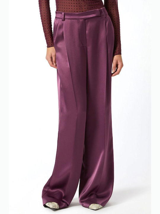 Pinko Women's Satin Trousers Puse